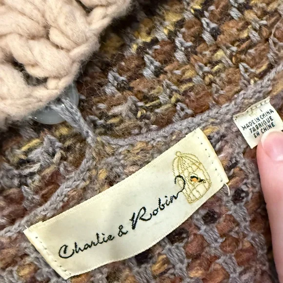 Anthropologie Charlie & Robin Otono Coat Size Large - Picture 4 of 8